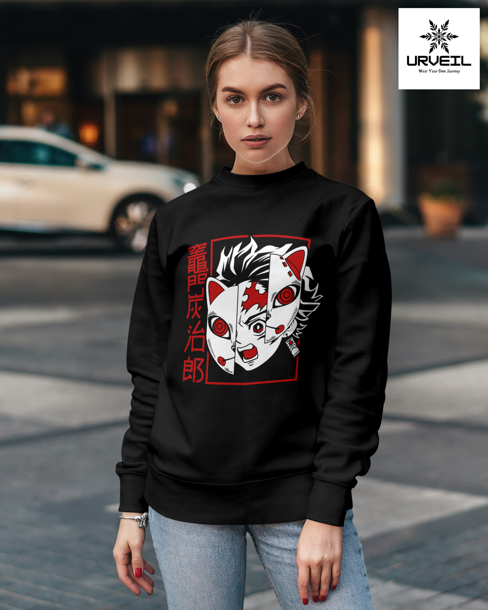 Sabito Demon Slayer Graphic Printed Sweatshirt
