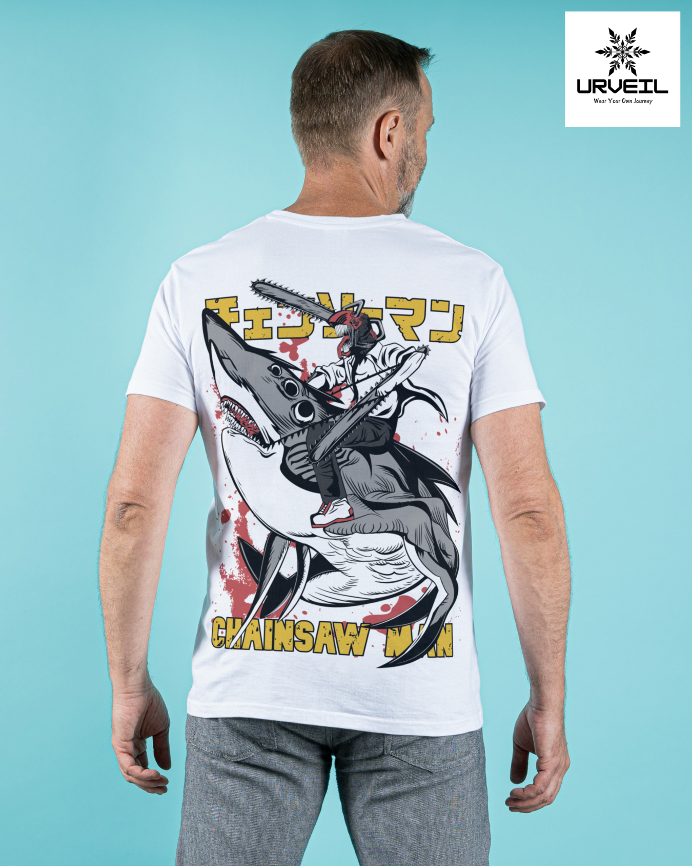 ChainsawMan Graphic Printed Regular Fit T-Shirt