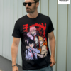 Denji & Power ChainsawMan Graphic Printed Regular Fit T-Shirt