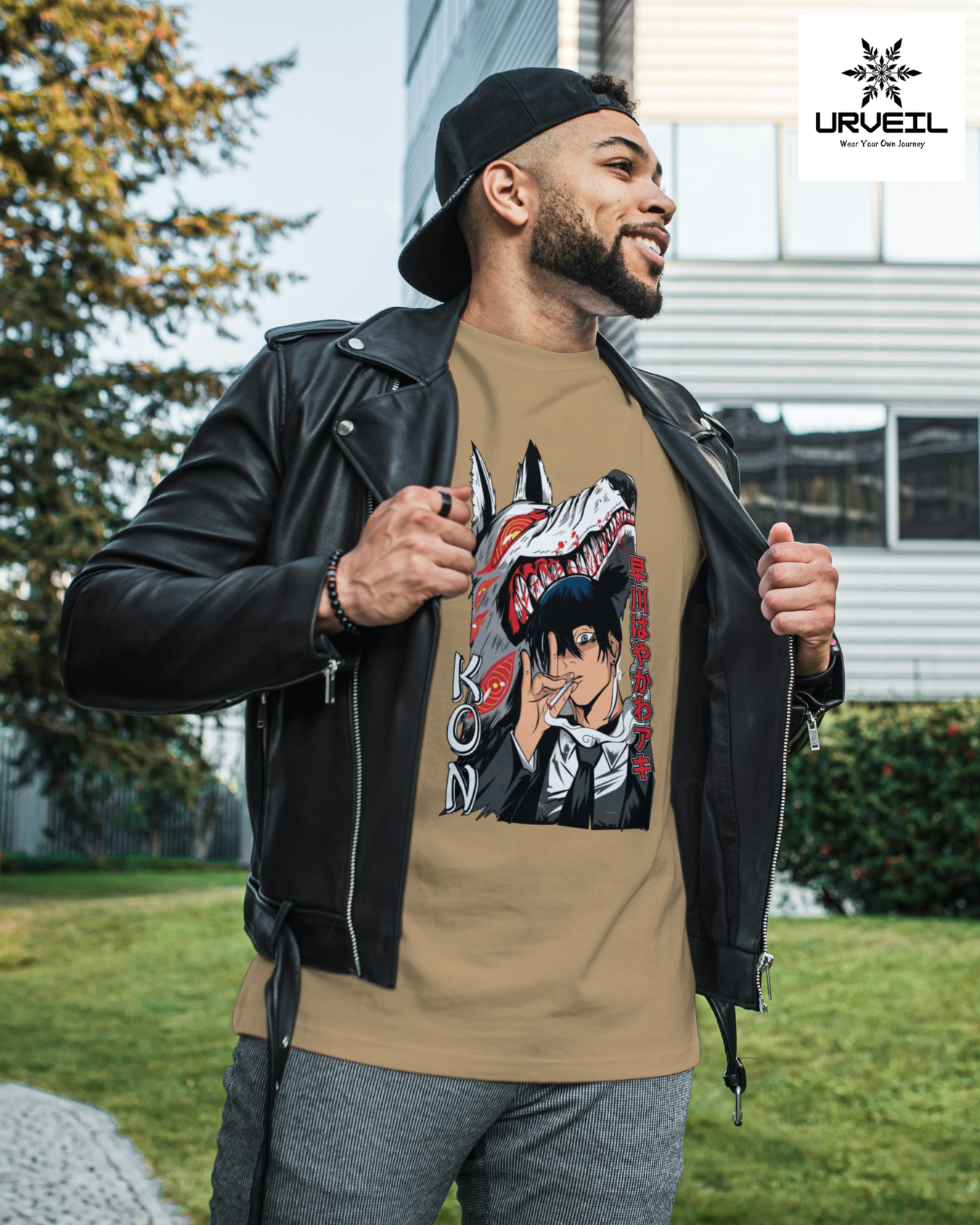 Aki Hayakawa ChainsawMan Graphic Printed Regular Fit T-Shirt