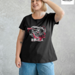 Levi Ackerman Attack on Titan Geometry Graphic Regular Fit T-Shirt