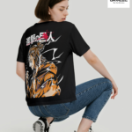 Women Eren Yeager Attack on Titan Geometry Graphic Regular Fit T-Shirt
