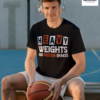 Heavy Weights And Protein Shakes Graphic Printed Regular Fit T-shirt