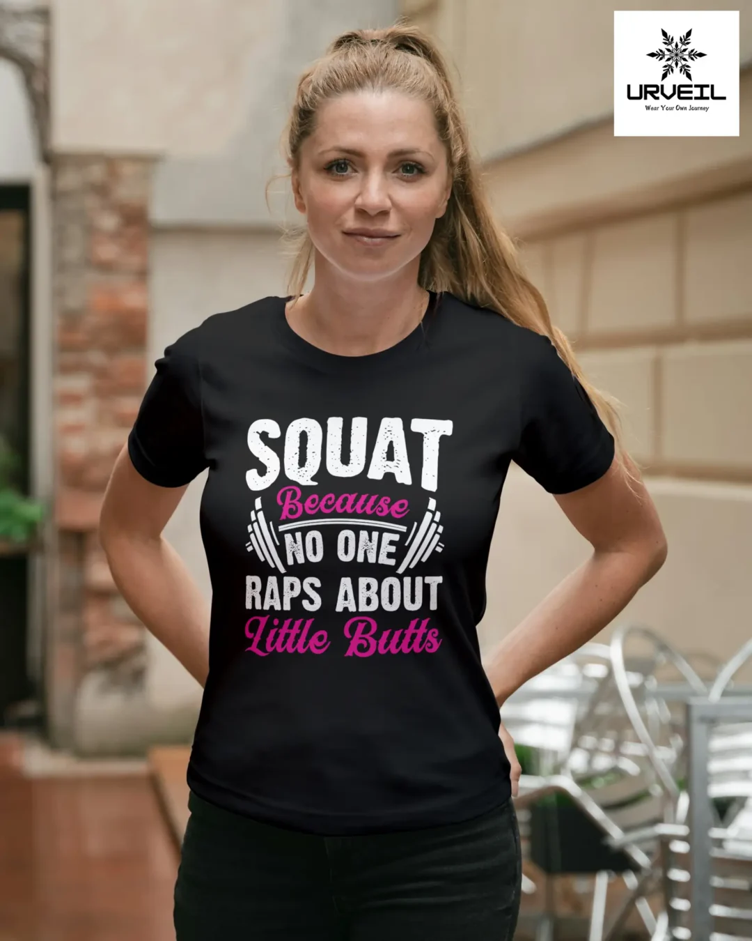 Squat Because No One Raps About Little Butts Regular Fit T-shirt
