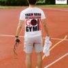 Train Hard Or Go GYM Graphic Printed Regular Fit T-shirt