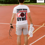 Train Hard Or Go GYM Graphic Printed Regular Fit T-shirt