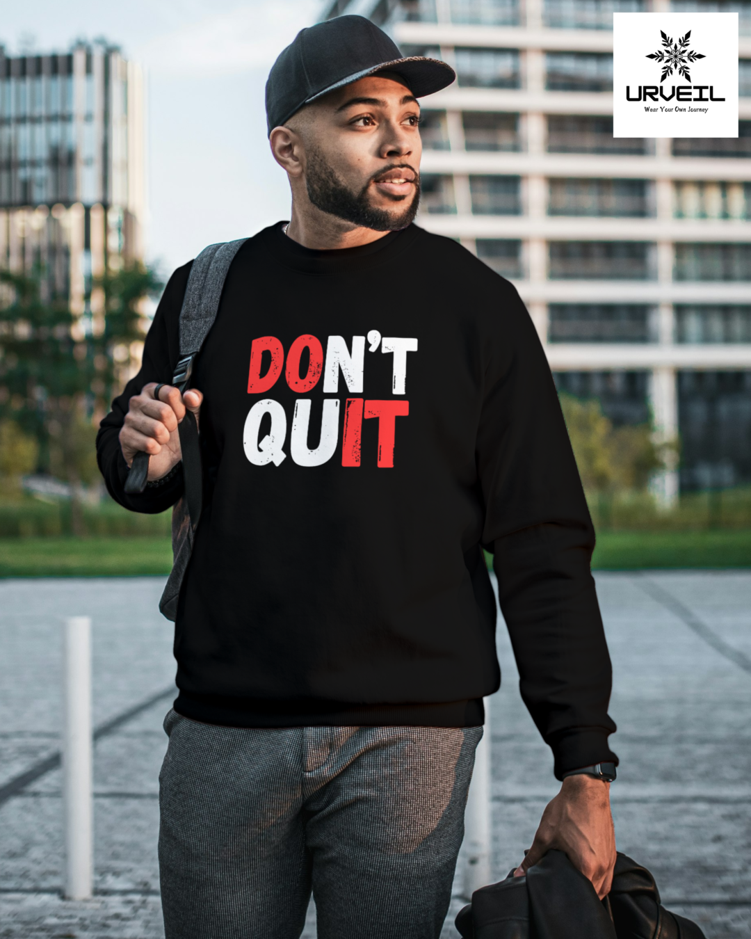 Don't Quit Graphic Printed Regular Fit T-Shirt