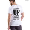 Never Give UP Printed Regular Fit T-Shirt