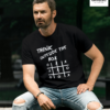 Think Outeside The Box Graphic Printed Regular Fit T-Shirt