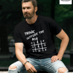 Think Outeside The Box Graphic Printed Regular Fit T-Shirt