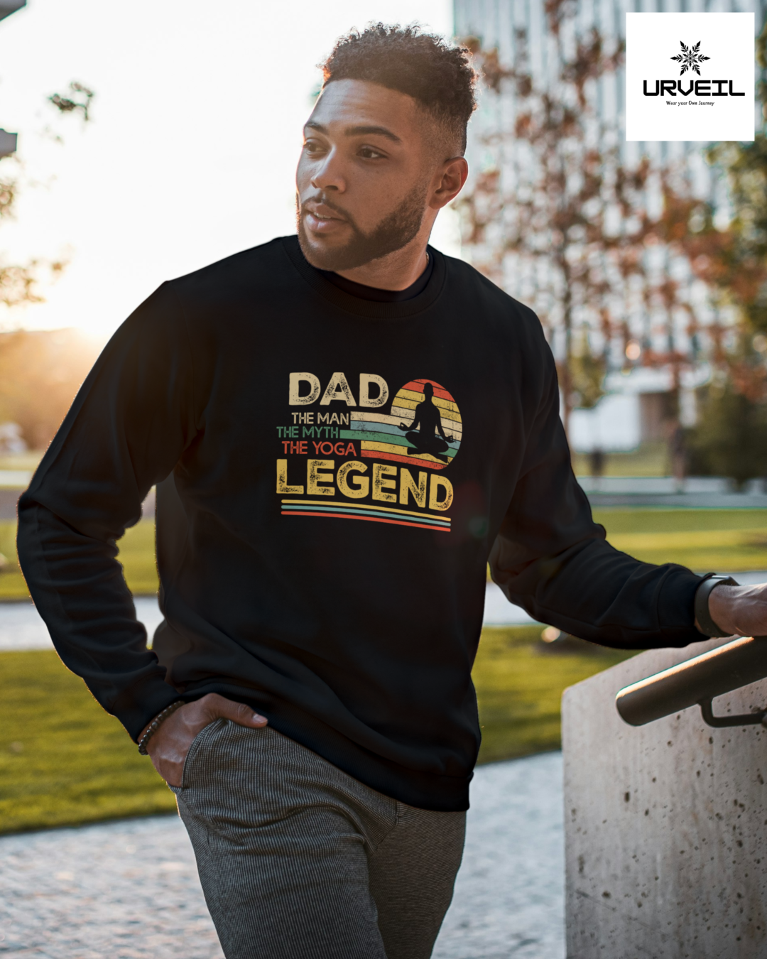 The Yoga Legend Graphic Printed Sweatshirt