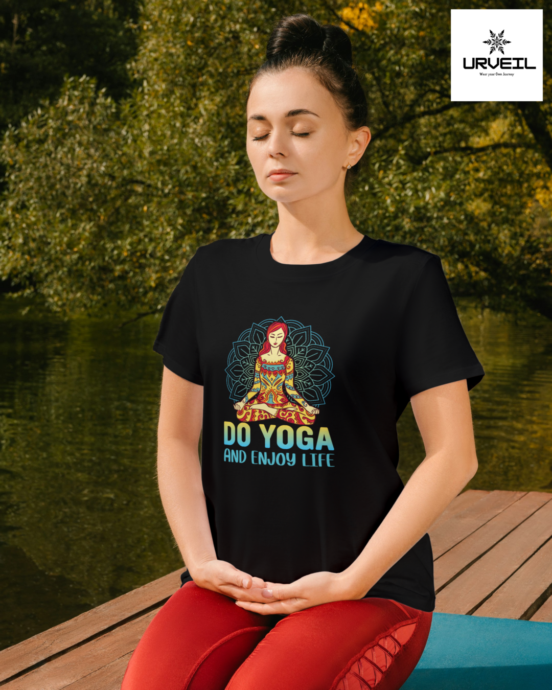 Do Yoga and Enjoy Life Regular Fit T-Shirt