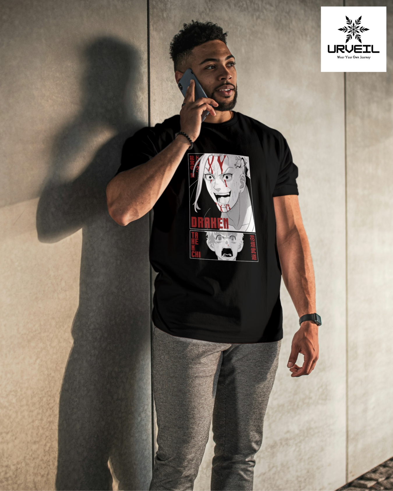 Draken Tokyo Revengers Graphic Printed Regular Fit T-Shirt