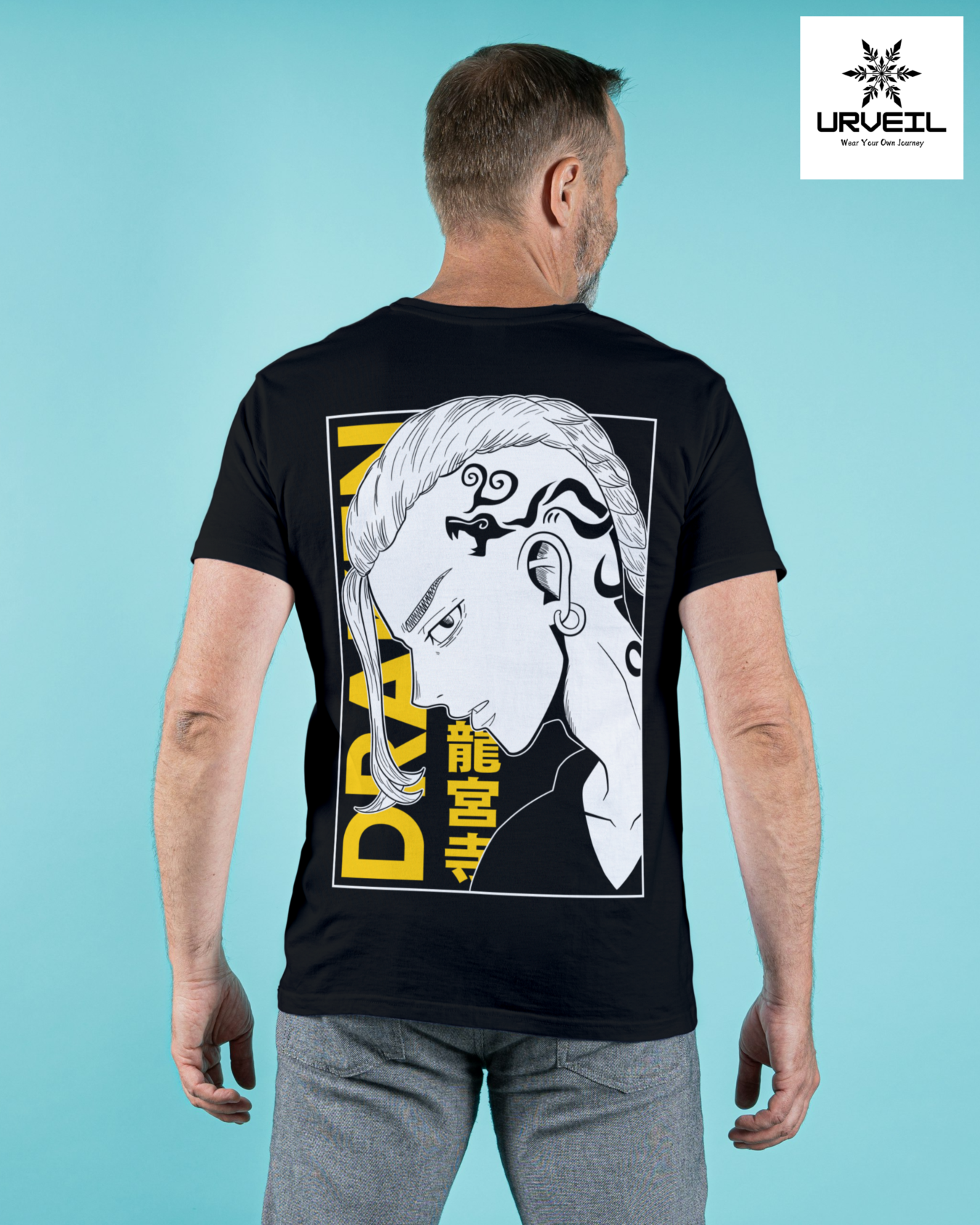 Draken Graphic Printed Regular Fit T-Shirt