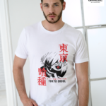 Tokyo Ghoul Red Eye Graphic Printed Regular Fit T-Shirt