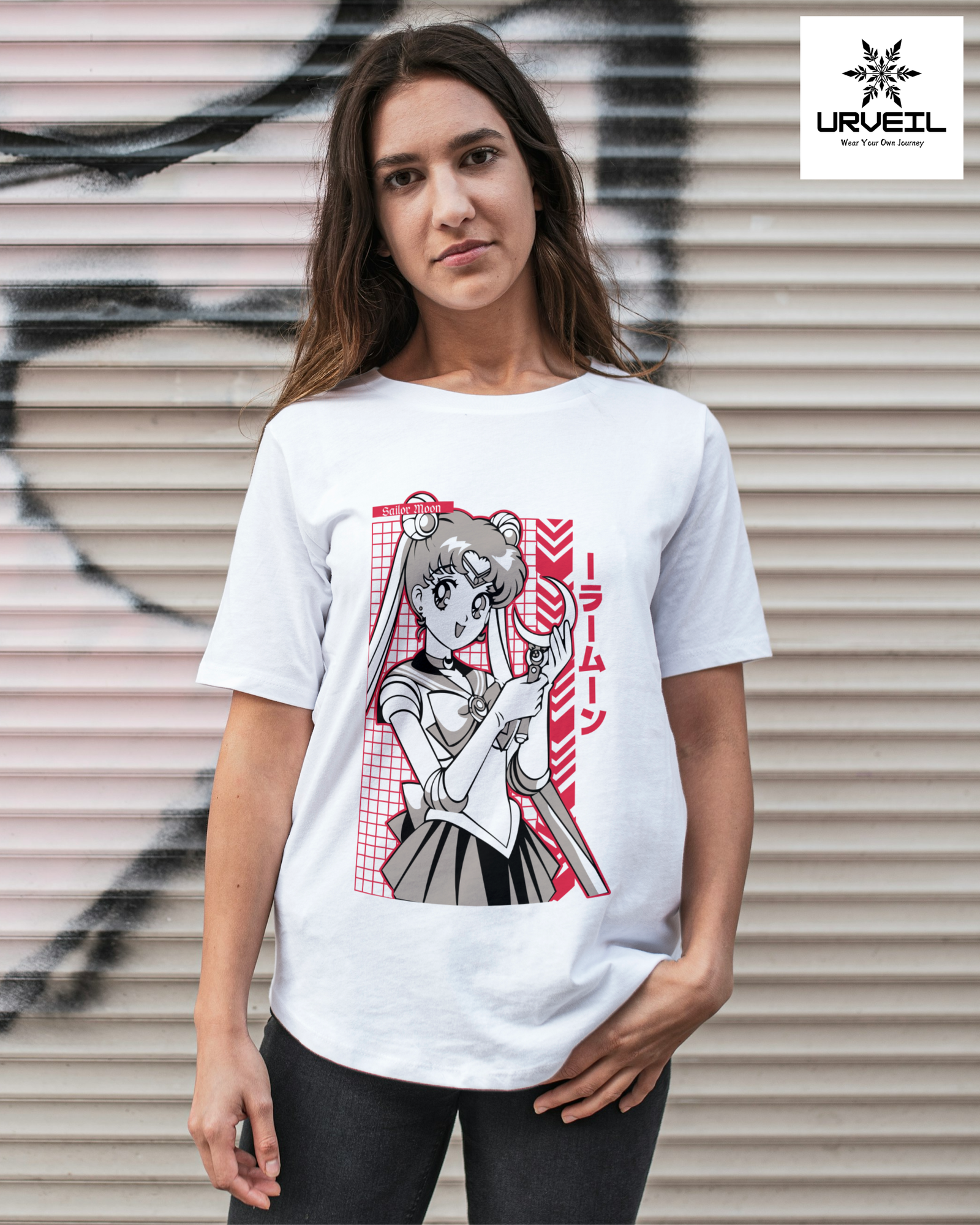 Sailor Moon Graphic Printed Regular Fit T-Shirt
