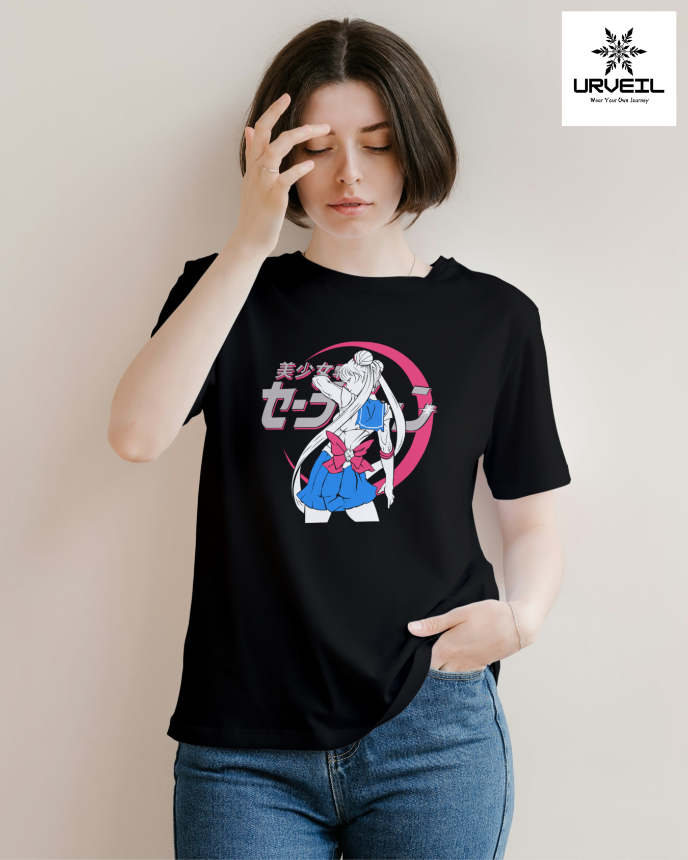 Sailor Guardians Graphic Printed Regular Fit T-Shirt