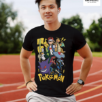 Pokémon Group Graphic Printed Regular Fit T-Shirt