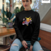 Mini Pikachu Pokémon Graphic Printed Sweatshirt