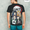 Group Of 4 Demon Slayer Graphic Printed Regular Fit T-Shirt