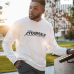 Push Yourself Graphic Printed Sweatshirt