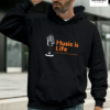 Music Is Life Graphic Printed Hoodie