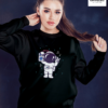 Astronaut Graphic Printed Sweatshirt