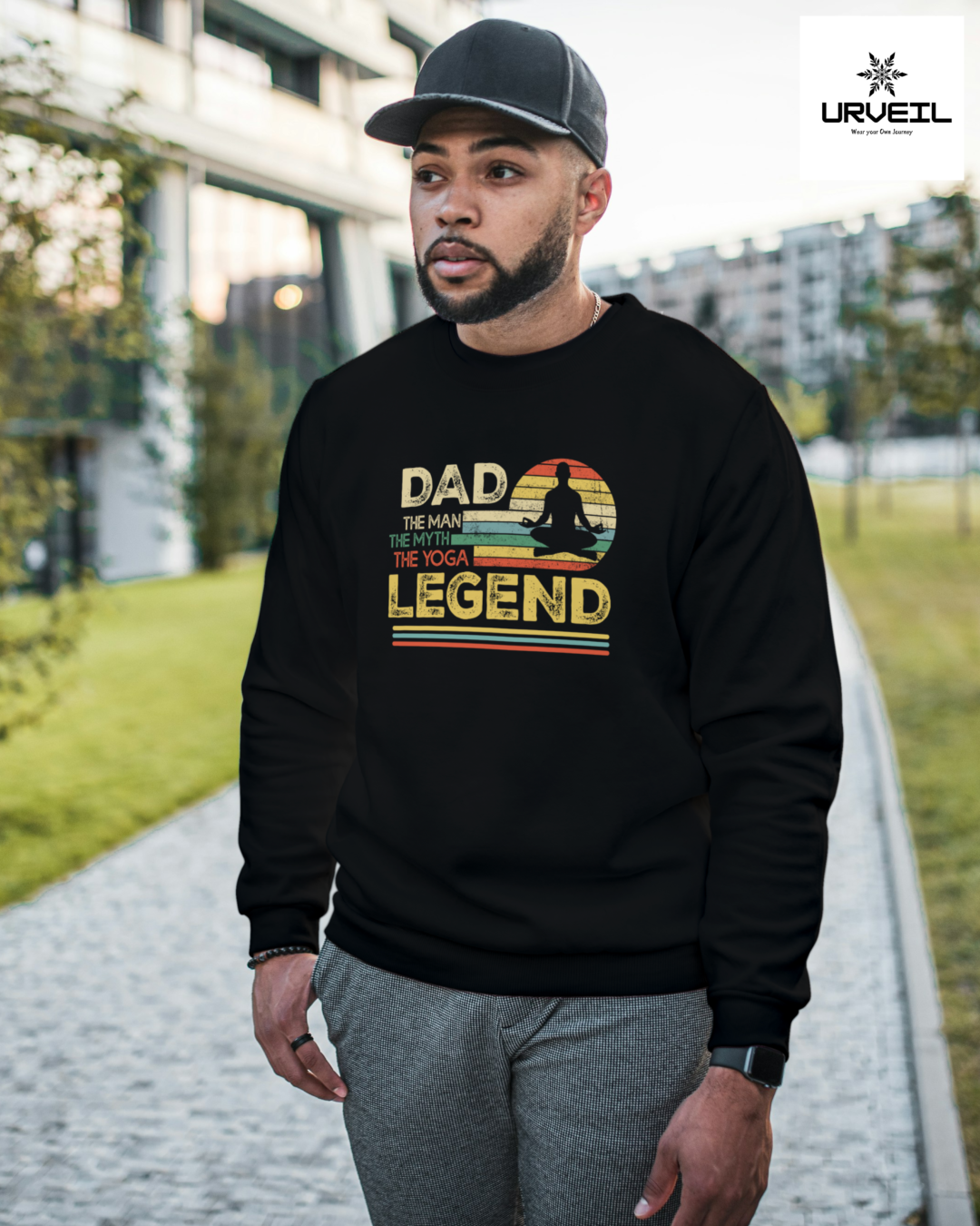 The Yoga Legend Graphic Printed Sweatshirt