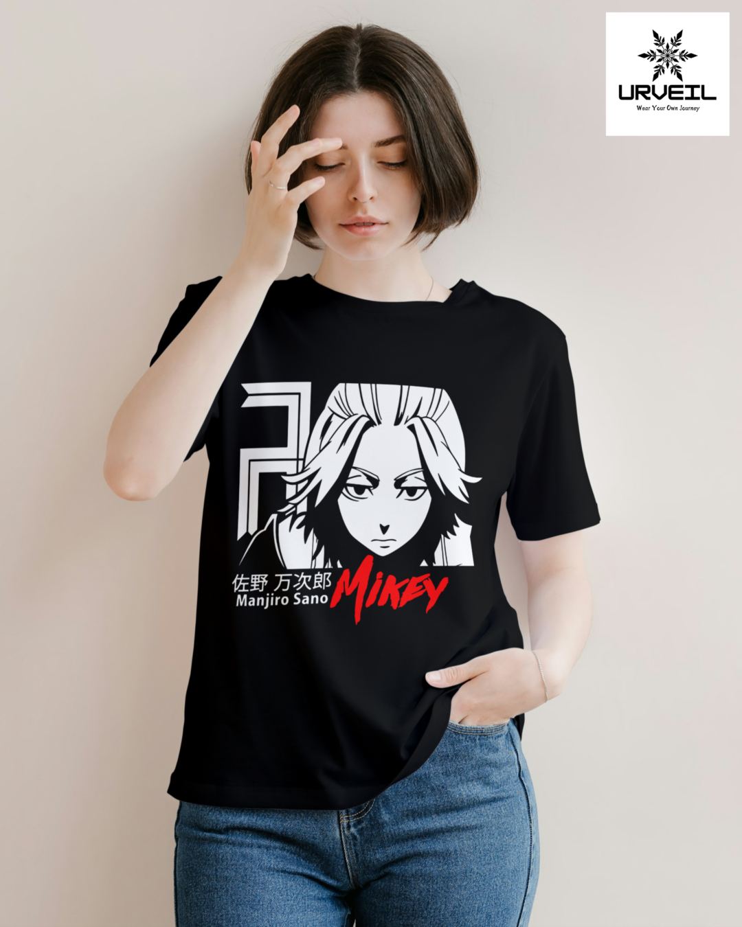 Manjiro Sano MIKEY Graphic Printed Regular Fit T-Shirt