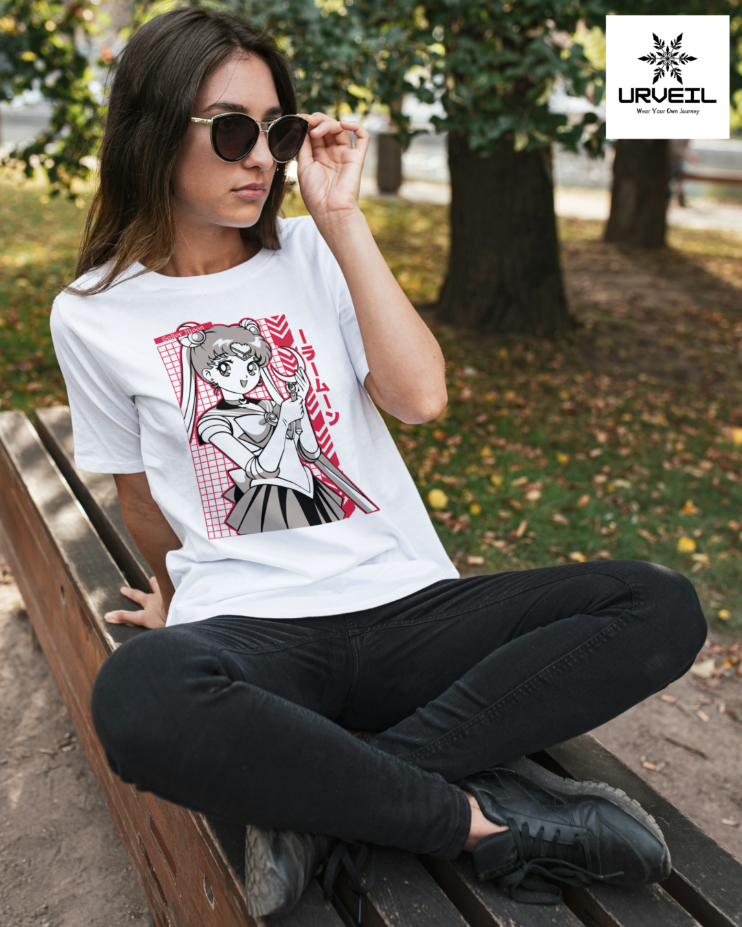 Sailor Moon Graphic Printed Regular Fit T-Shirt