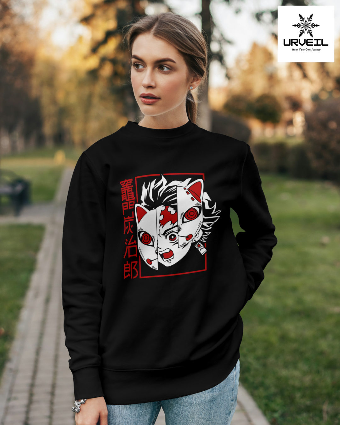 Sabito Demon Slayer Graphic Printed Sweatshirt