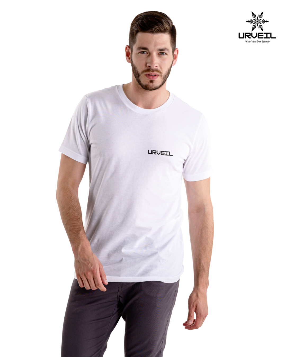 Never Give UP Printed Regular Fit T-Shirt