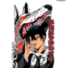 Aki Hayakawa ChainsawMan Graphic Printed Regular Fit T-Shirt
