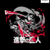 Levi Ackerman Attack on Titan Geometry Graphic Regular Fit T-Shirt