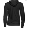 Men Vibe with Music Graphic Printed Hoodie Black