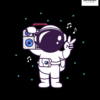 Astronaut Graphic Printed Sweatshirt