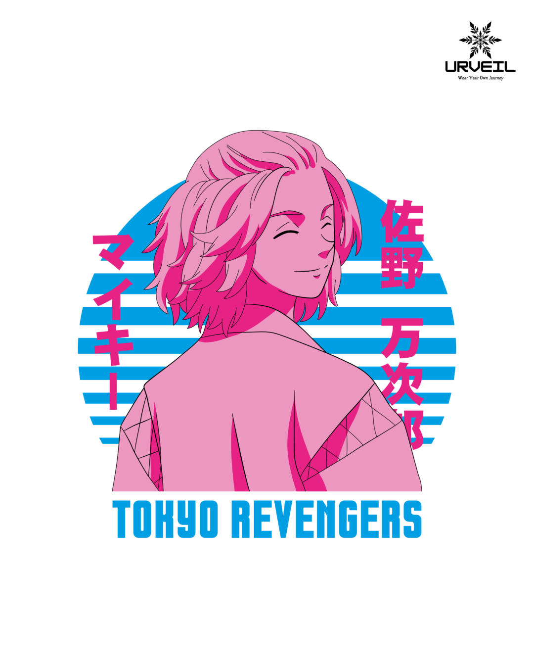 Pink Mikey Graphic Printed Regular Fit T-Shirt