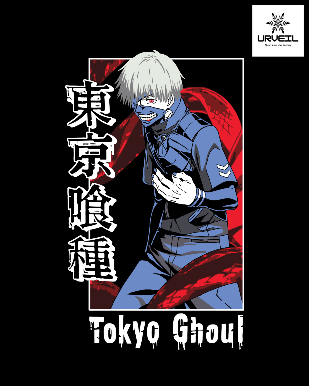 Tokyo Ghoul Graphic Printed Regular Fit T-Shirt