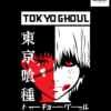Tokyo Ghoul Red And White Face Graphic Printed Regular Fit T-Shirt