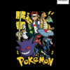 Pokémon Group Graphic Printed Regular Fit T-Shirt