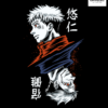 Ryomen Sukuna & Gojo Satoru Jujutsu Kaisen Graphic Printed Regular Fit T-shirt