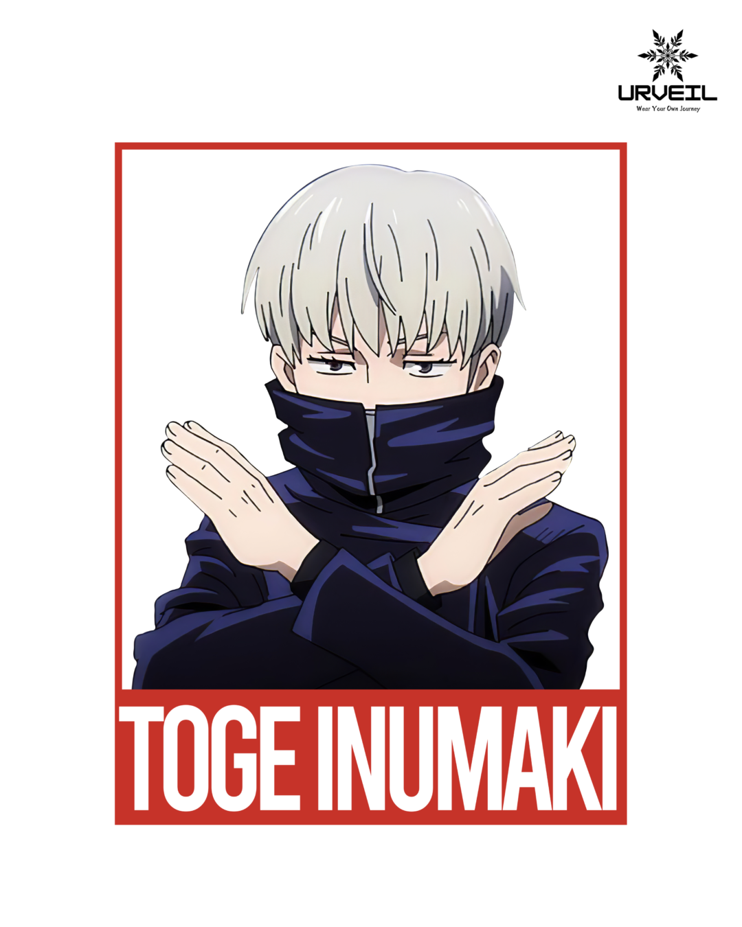 Toge Inumaki Jujutsu Kaisen Graphic Printed Regular Fit T-shirt